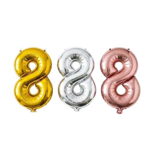 בלון מיילר ענק ספרה "8"|מק"ט 988