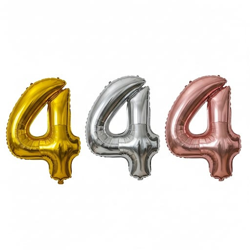 בלון מיילר ענק ספרה "4"| מק"ט 984