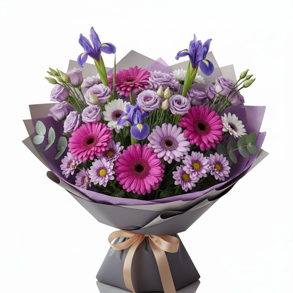 זר סגול ויולטה | מק"ט 210