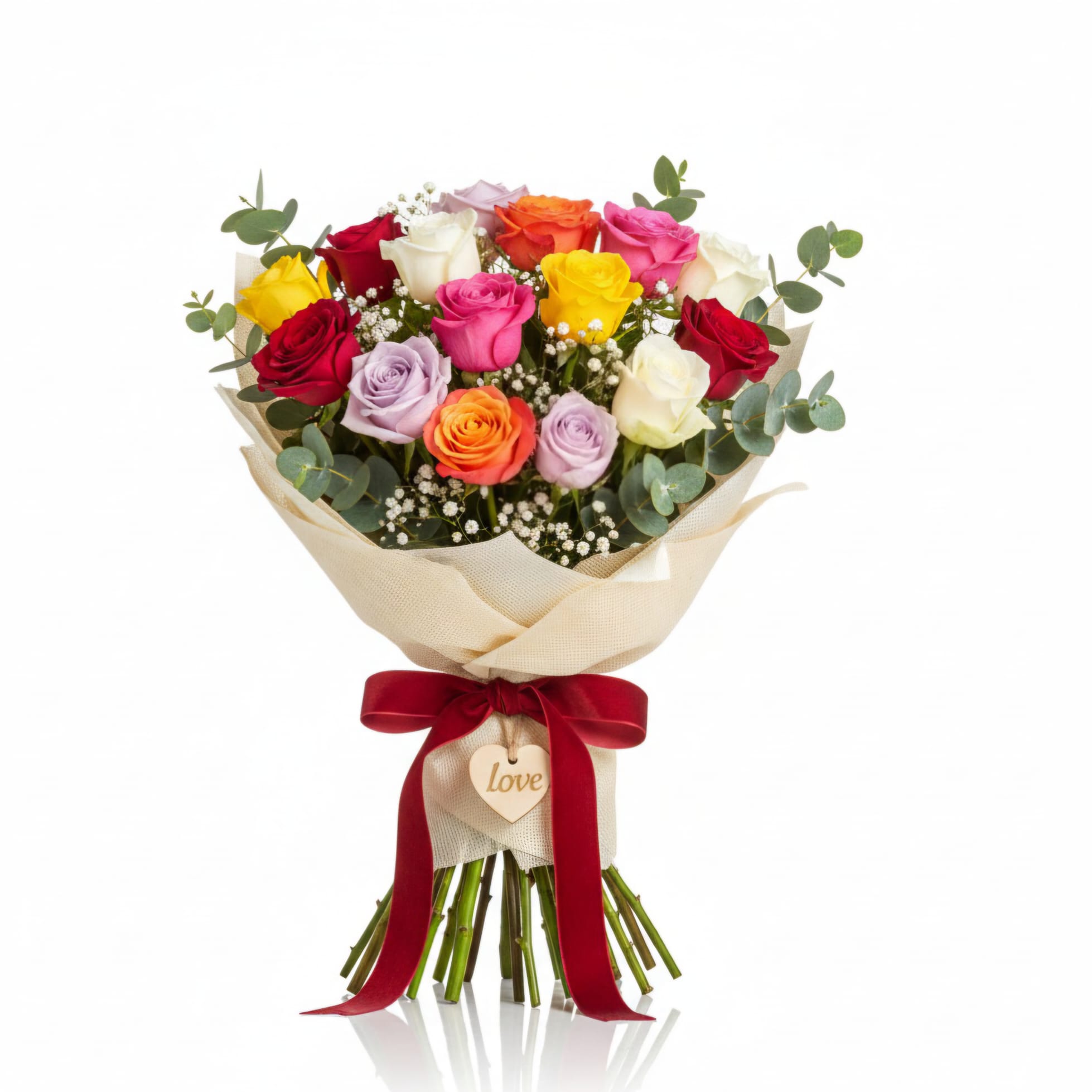 זר ורדים צבעוני | מק"ט 211