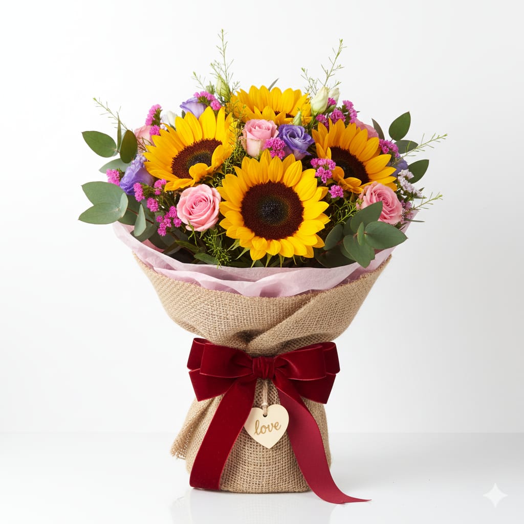 זר פרחים ערבה פורחת | מק"ט 212