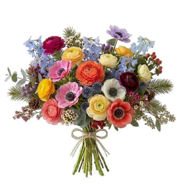 זר כלניות ונוריות חורפי| מק"ט 251